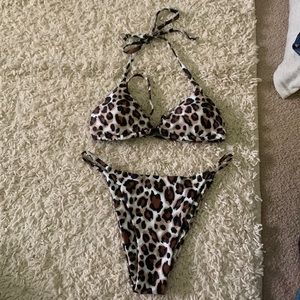 Shein Cheetah Bikini Set